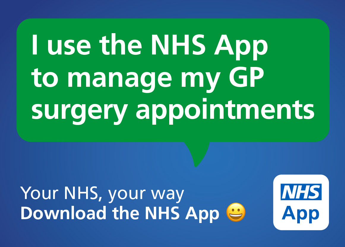 I use the NHS app to manage my appointments