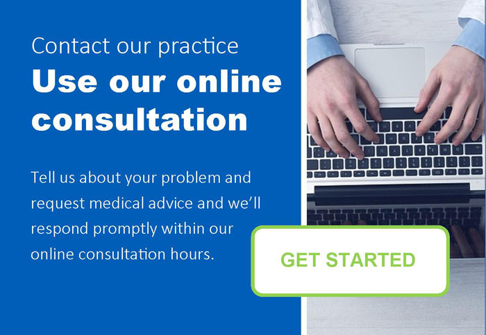 Use online consultation to contact us online